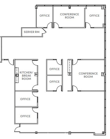 2105 S Bascom Ave, Campbell, CA for lease Floor Plan- Image 1 of 1