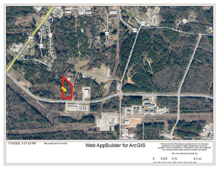 3411 Grande Blvd, Tyler, TX for sale - Aerial - Image 3 of 4