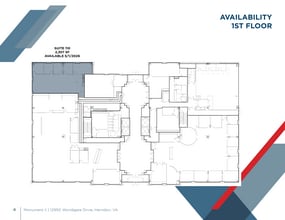 12950 Worldgate Dr, Herndon, VA à louer Plan d’étage- Image 1 de 1