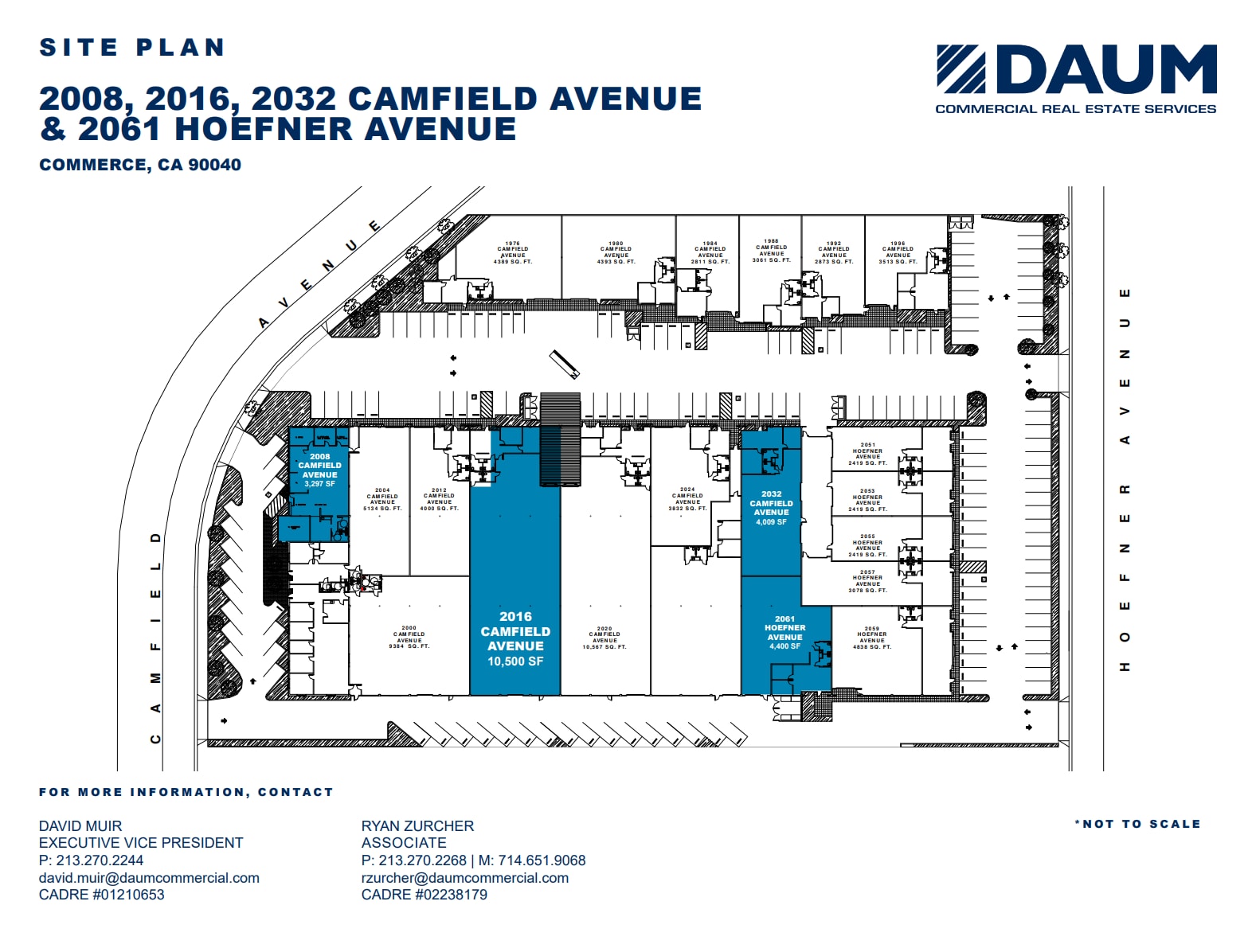 2000-2032 Camfield Ave, Commerce, CA for lease Site Plan- Image 1 of 1