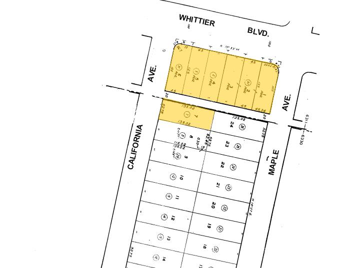 1501 W Whittier Blvd, Montebello, CA à vendre - Plan cadastral - Image 3 de 32