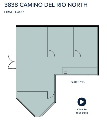 3838 Camino del Rio N, San Diego, CA for lease Floor Plan- Image 1 of 1