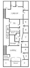 1442-1444 N Main St, Walnut Creek, CA à louer Plan d’étage- Image 1 de 1