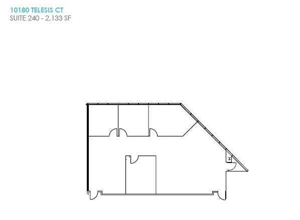 10188 Telesis Ct, San Diego, CA for lease Floor Plan- Image 1 of 6