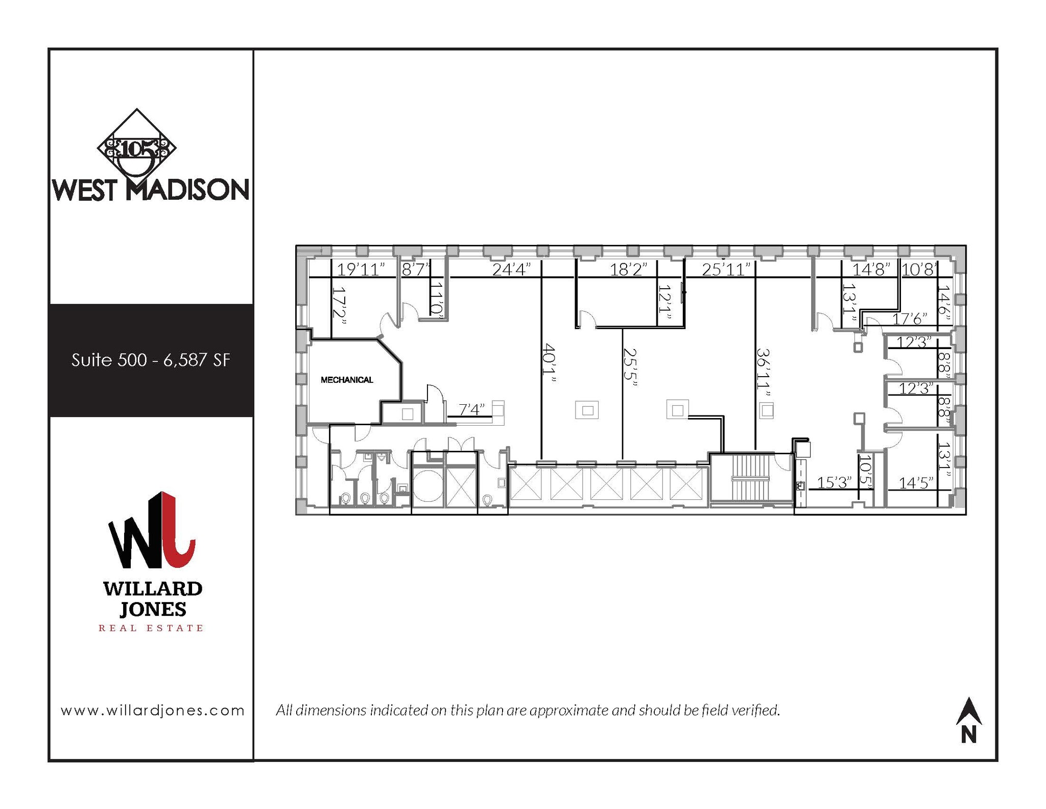 105 W Madison St, Chicago, IL à louer Plan d  tage- Image 1 de 9