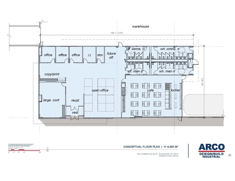 198 Commercial Blvd, Blakeslee, PA for lease - Floor Plan - Image 2 of 4