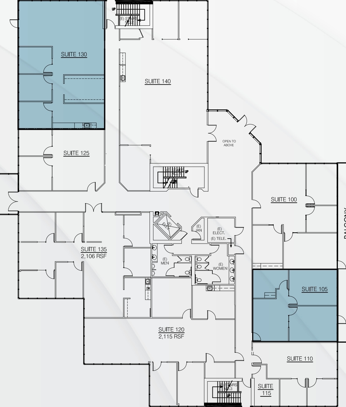 1550 Parkside Dr, Walnut Creek, CA à louer Plan d’étage- Image 1 de 1
