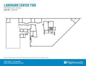 225 E Robinson St, Orlando, FL à louer Plan de site- Image 1 de 8