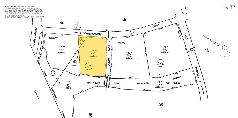 25200 Commercentre Dr, Lake Forest, CA for lease - Plat Map - Image 2 of 6