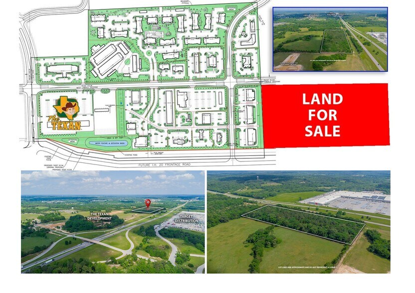 Tbd I20 Interstate, Lindale, TX for sale - Aerial - Image 2 of 7