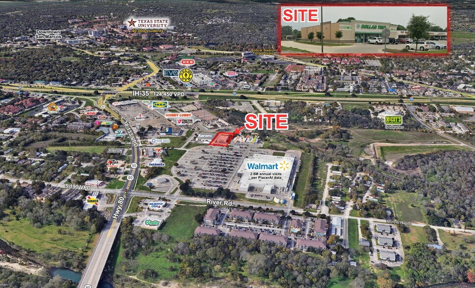 1021 Highway 80, San Marcos, TX à vendre - Photo du bâtiment - Image 1 de 7