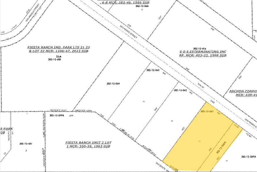 1227 San Pedro St, Gilbert, AZ à louer - Plan cadastral - Image 1 de 3