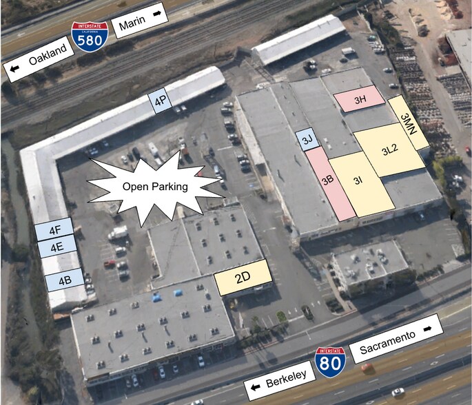 5327 Jacuzzi st, Albany, CA à louer - Aérien - Image 3 de 3