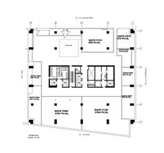 1010 Rue De La Gauchetière O, Montréal, QC à louer Plan d’étage- Image 1 de 1