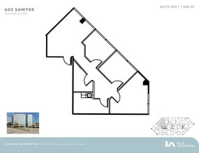 602 Sawyer St, Houston, TX à louer Plan d’étage- Image 1 de 2