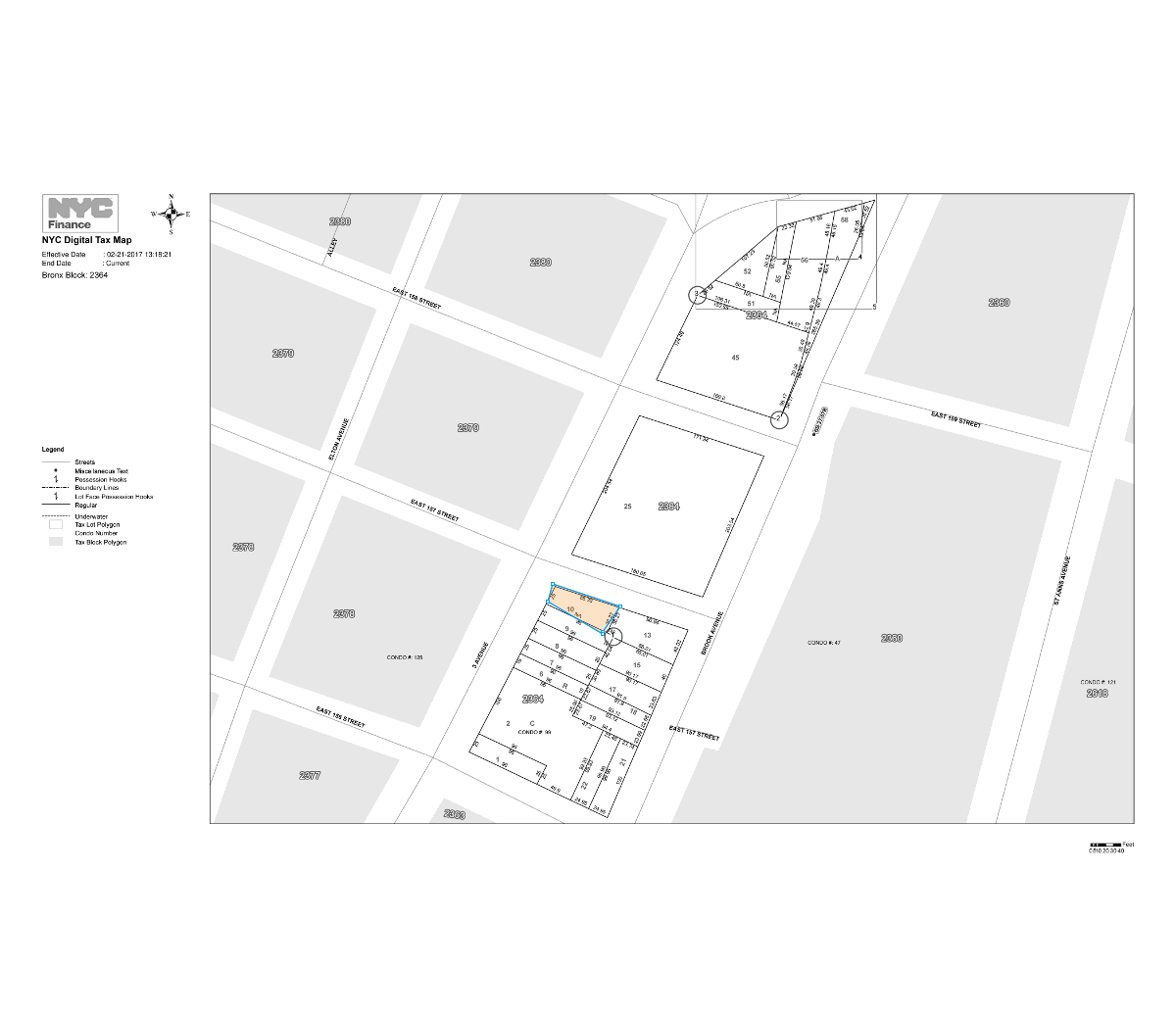 3060 3rd Ave, Bronx, NY à louer Plan cadastral- Image 1 de 2
