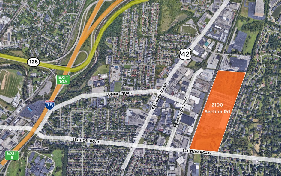 2100 Section Rd, Amberley, OH à vendre - Aérien - Image 2 de 8