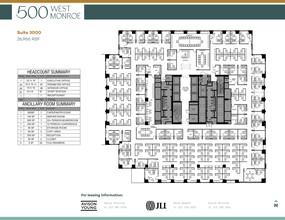 500 West Monroe St, Chicago, IL à louer Plan de site- Image 1 de 1