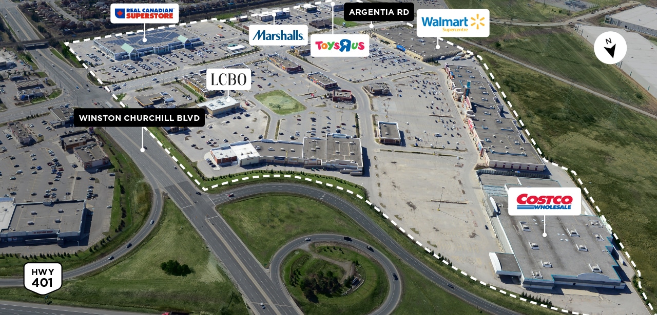 3015-3155 Argentia Rd, Mississauga, ON à louer Plan de site- Image 1 de 1