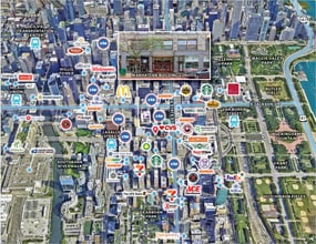 423-439 S Dearborn St, Chicago, IL - AERIAL map view - Image1