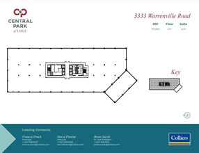 3333 Warrenville Rd, Lisle, IL for lease Floor Plan- Image 1 of 1