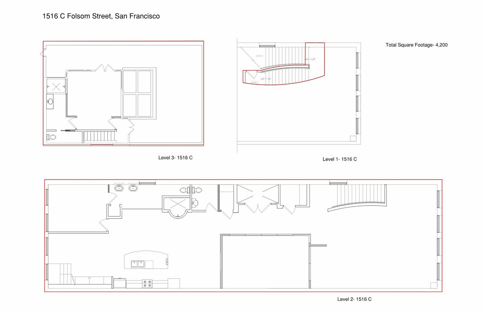 1516 Folsom St, San Francisco, CA for lease Floor Plan- Image 1 of 9