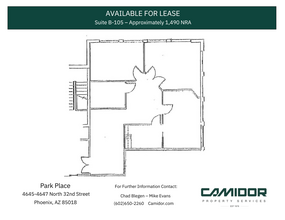 4645-4647 N 32nd St, Phoenix, AZ à louer Plan d  tage- Image 1 de 1