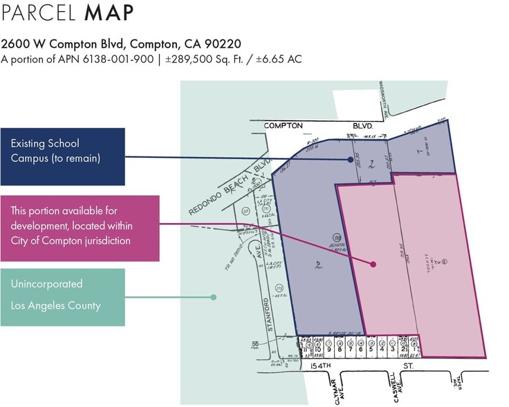 2600 W Compton Blvd, Compton, CA à louer - Plan de site - Image 2 de 2