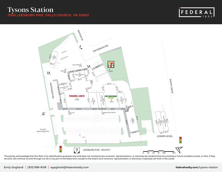 7500-7516 Leesburg Pike, Falls Church, VA for lease - Site Plan - Image 2 of 4