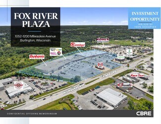 Plus de détails pour 1052-1200 Milwaukee Ave, Burlington, WI - Commerce de détail à vendre