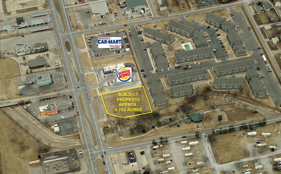 212 SW Sheridan Rd, Lawton, OK à vendre - Aérien - Image 3 de 4