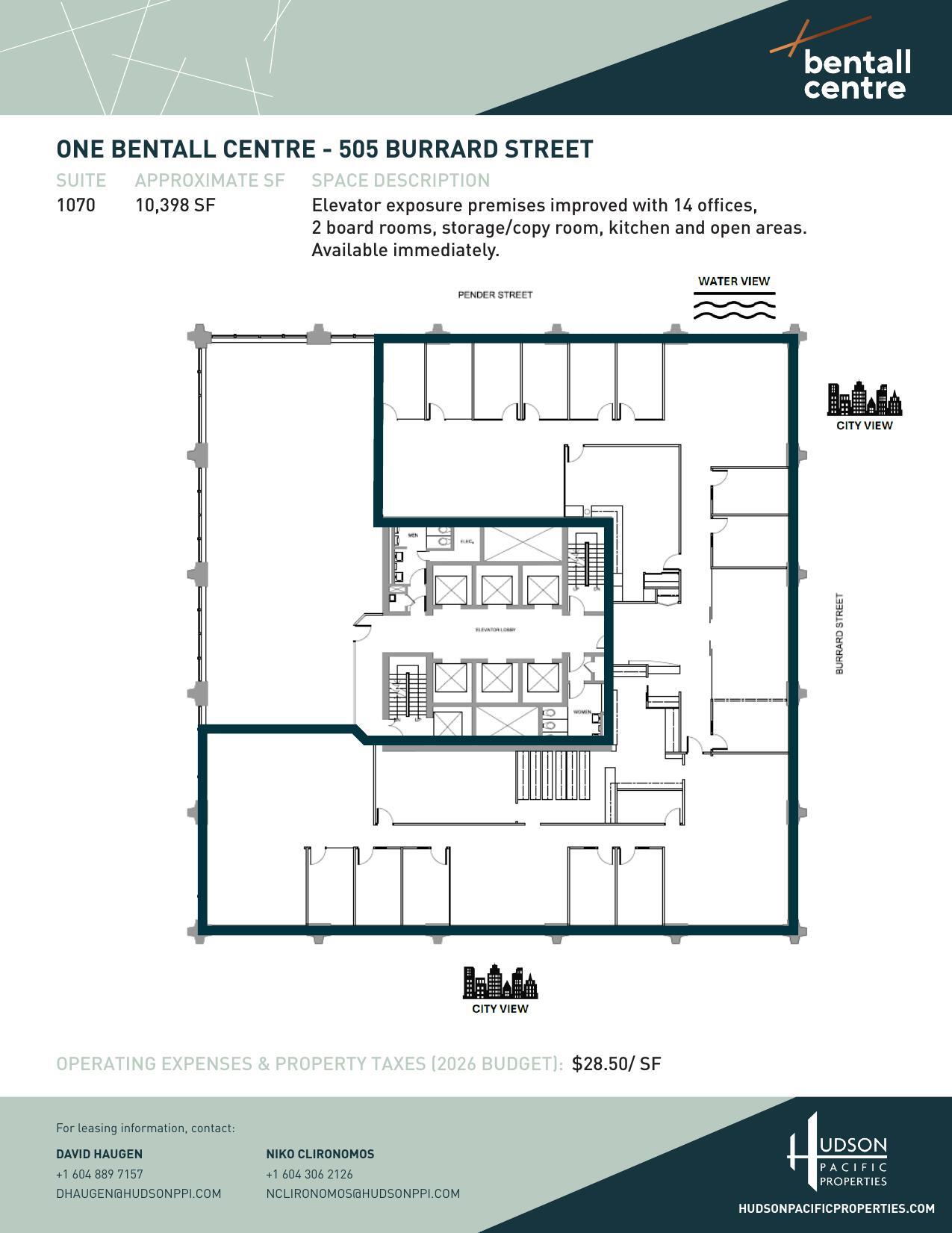 505 Burrard St, Vancouver, BC for lease Floor Plan- Image 1 of 1