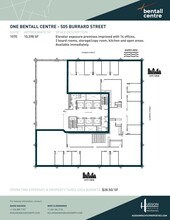 505 Burrard St, Vancouver, BC for lease Floor Plan- Image 1 of 1