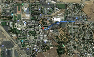 191 W Big Springs Rd, Riverside, CA - AERIAL  map view - Image1