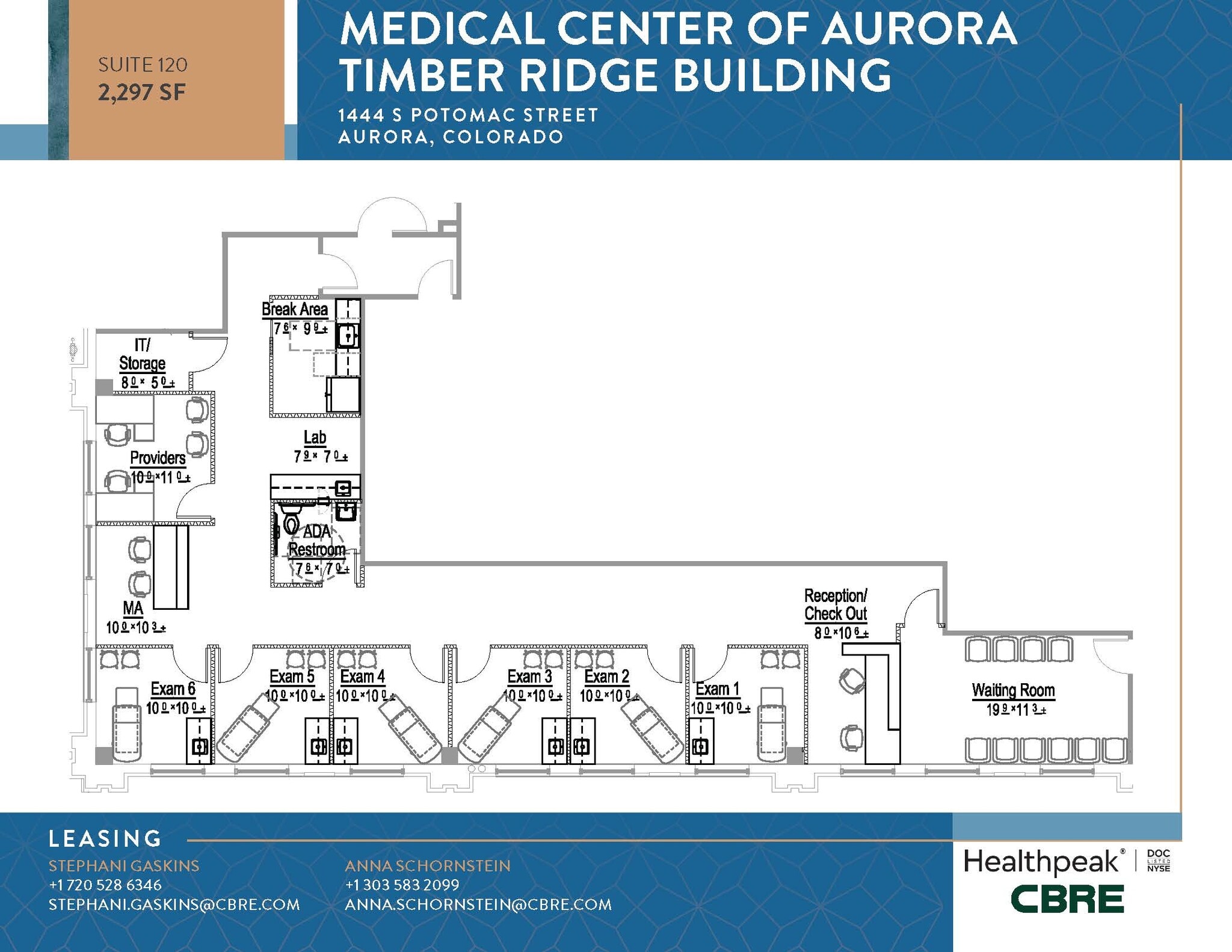 1411 S Potomac St, Aurora, CO for lease Floor Plan- Image 1 of 1