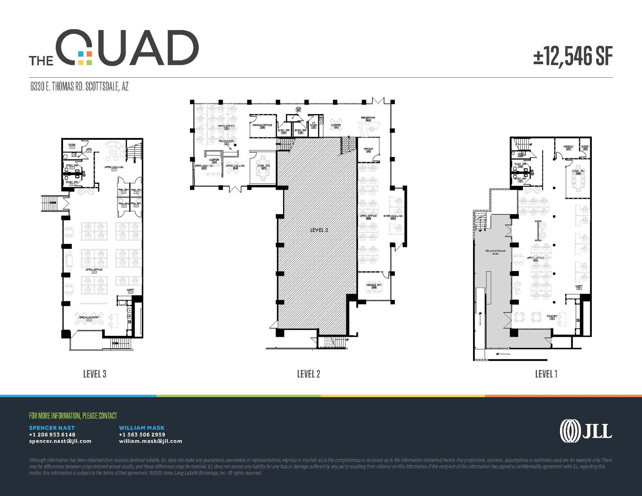 6320 E Thomas Rd, Scottsdale, AZ à louer Plan d’étage- Image 1 de 1