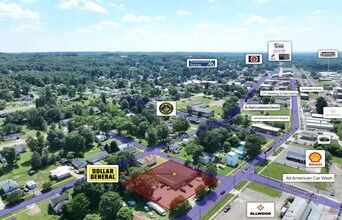 406 E Main St, Corry, PA - AERIAL  map view - Image1