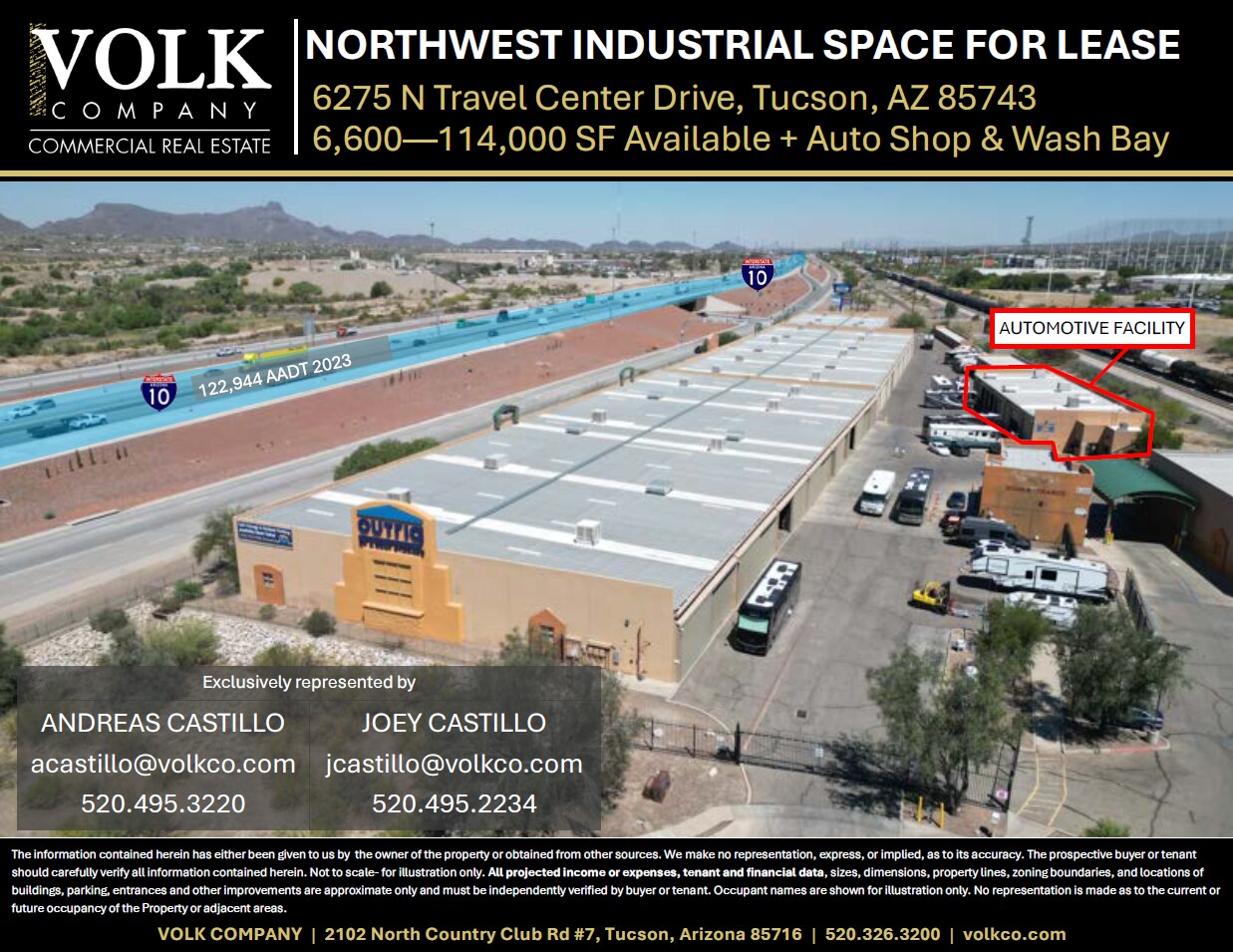 6275 N Travel Center Dr, Tucson, AZ à louer Photo du bâtiment- Image 1 de 7