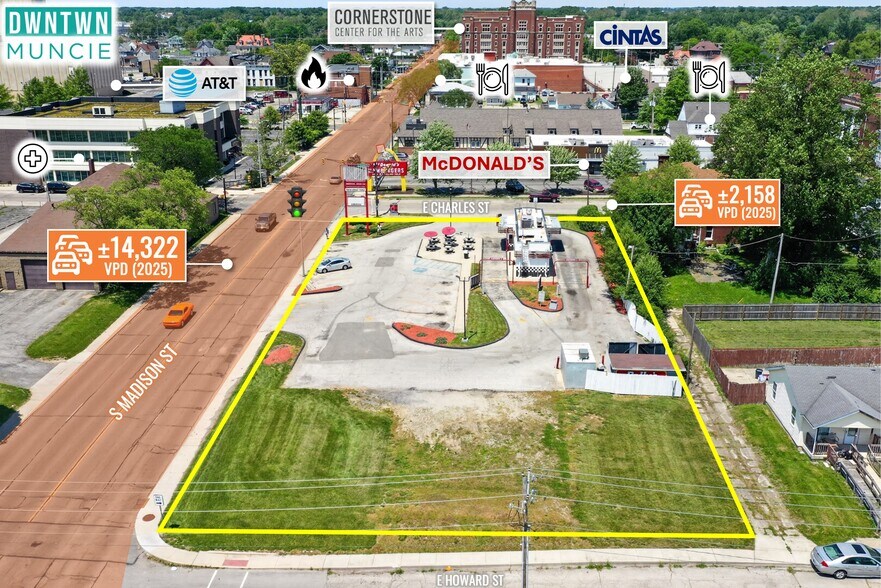 400 S Madison St, Muncie, IN à vendre - Photo du bâtiment - Image 3 de 9