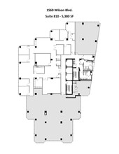 1560 Wilson Blvd, Arlington, VA à louer Plan de site- Image 1 de 2