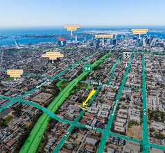 0 E St, San Diego, CA - AERIAL map view