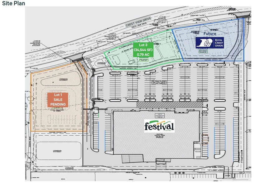 1616 Crest View Dr, Hudson, WI à vendre - Plan de site - Image 3 de 5
