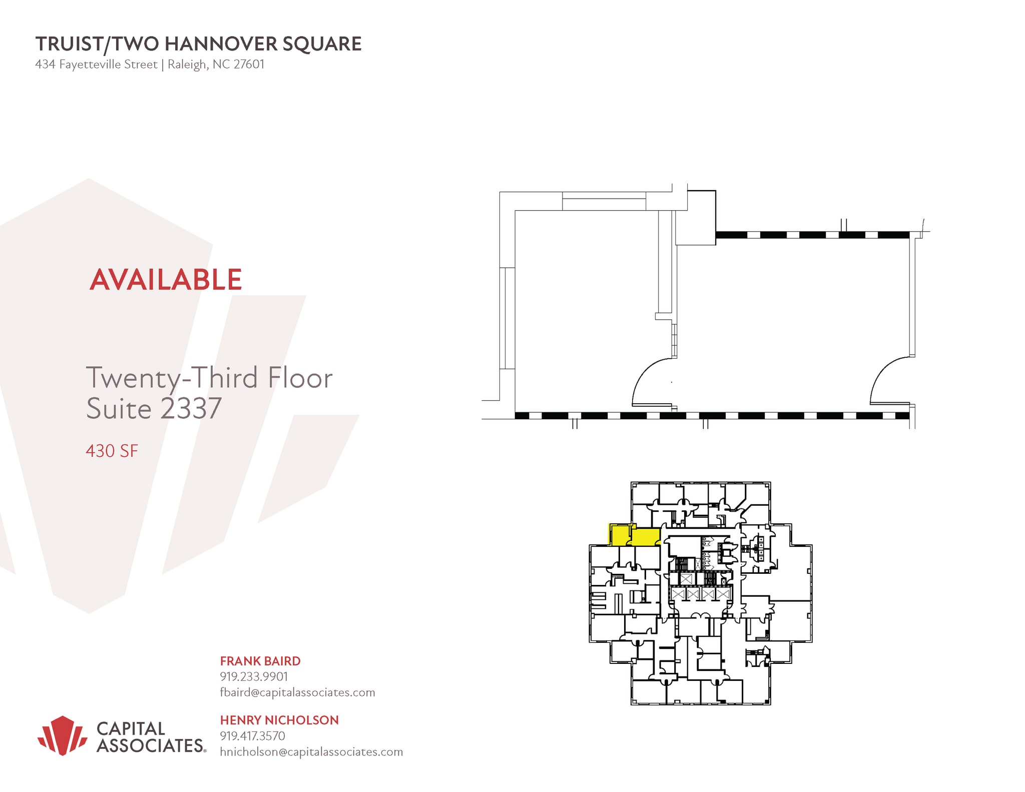 434 Fayetteville St, Raleigh, NC à louer Photo intérieure- Image 1 de 1