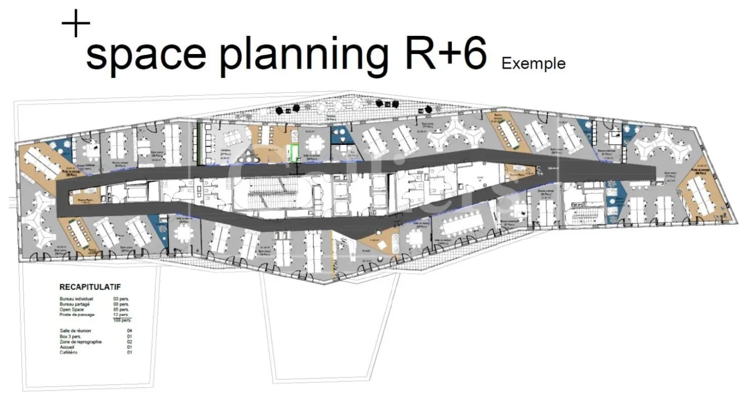 126 Boulevard Macdonald, Paris for lease Floor Plan- Image 1 of 5