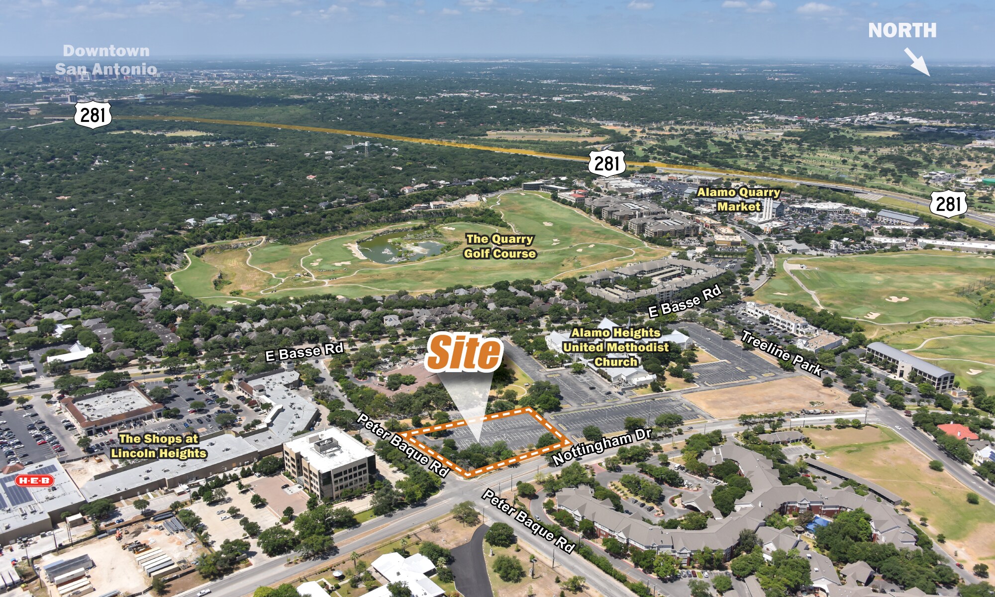 SWC of Peter Baque Rd and Nottingham Place, San Antonio, TX à vendre Photo principale- Image 1 de 2