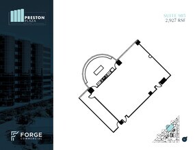 17950 Preston Rd, Dallas, TX for lease Floor Plan- Image 1 of 1