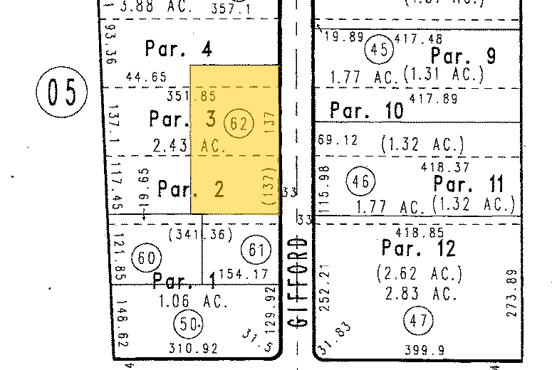 766-776 S Gifford Ave, San Bernardino, CA à louer - Plan cadastral - Image 3 de 3