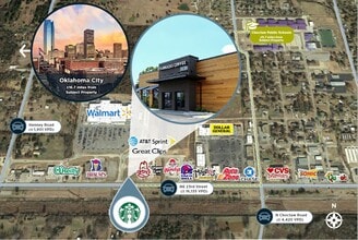 14307 NE 23rd St, Choctaw, OK - Aerial  map view - Image1