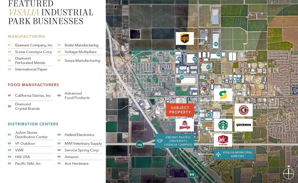 NWC Plaza & Hurley, Visalia, CA à vendre - Photo du bâtiment - Image 3 de 5