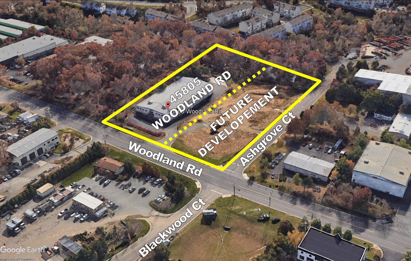 45805 Woodland Rd, Sterling, VA à vendre Aérien- Image 1 de 7